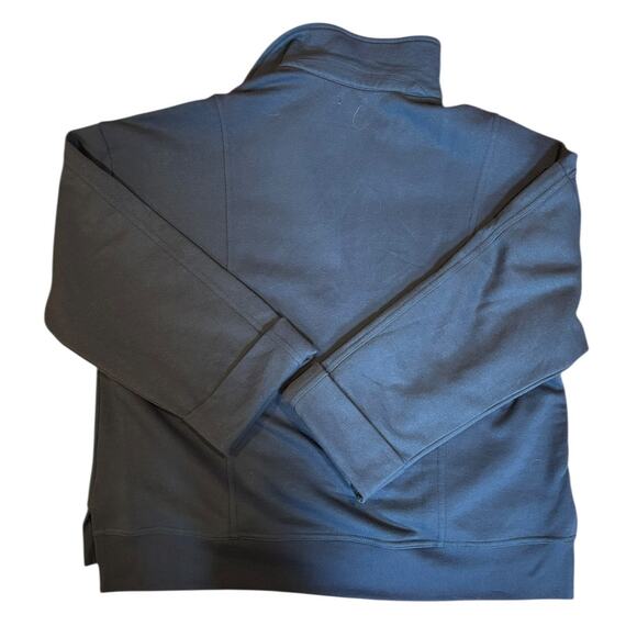 ANTHROPOLOGIE PILCRO Blue Johnny Collar Pullover Roomy Sweatshirt Women's MEDIUM - Picture 5 of 13